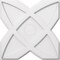 Ekena Millwork Titus Architectural Grade PVC Contemporary Ceiling Medallion, 18"OD x 3"ID x 6 1/4"C x 1"P CMP18TS-03000 - alternate 1